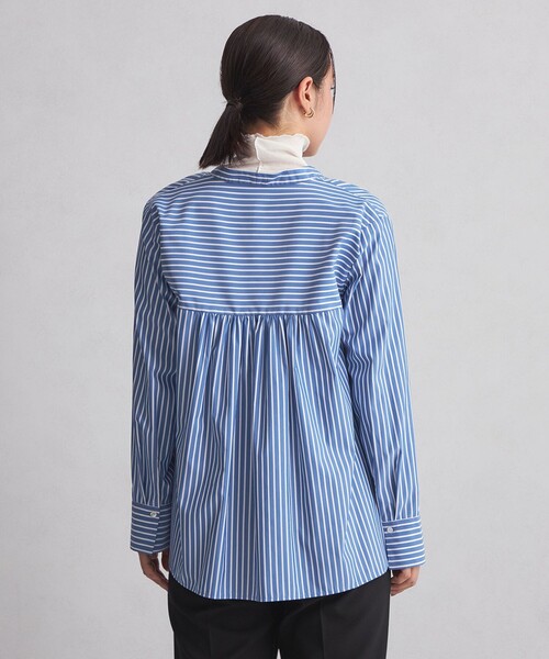 美品　グリーンレーベルリラクシング　リネンスキッパーシャツ　ターコイズブルー　F m37255663152_1.jpg?1723554226