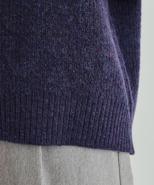 DRESKIP（ドレスキップ）の「◆【高レビュー】大人フェミニン ふわふわ畦編み ゆるニット（ニット/セーター・レディース・ライトベージュ/グリーン/パープル系/グレー・04/03/02）」の8枚目の写真