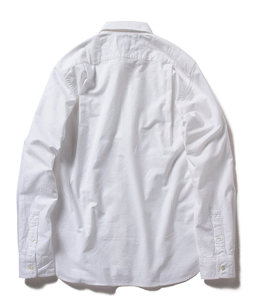 Pilgrim Surf Supply（ピルグリムサーフサプライ）の「Pilgrim Surf+Supply / BUBBIE BUTTON DOWN - Oxford（シャツ/ブラウス・メンズ・ホワイト/ブルー・SMALL/X-SMALL/MEDIUM/LARGE）」の3枚目の写真