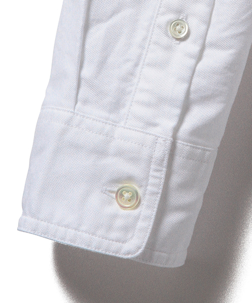 Pilgrim Surf Supply（ピルグリムサーフサプライ）の「Pilgrim Surf+Supply / BUBBIE BUTTON DOWN - Oxford（シャツ/ブラウス・メンズ・ホワイト/ブルー・SMALL/X-SMALL/MEDIUM/LARGE）」の9枚目の写真