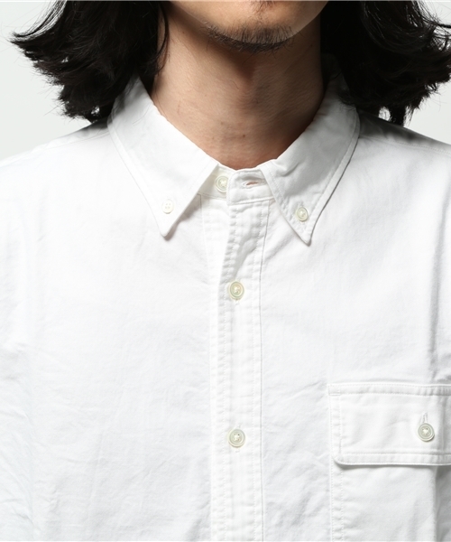 Pilgrim Surf Supply（ピルグリムサーフサプライ）の「Pilgrim Surf+Supply / BUBBIE BUTTON DOWN - Oxford（シャツ/ブラウス・メンズ・ホワイト/ブルー・SMALL/X-SMALL/MEDIUM/LARGE）」の13枚目の写真