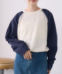 袖ナイロントレーナー