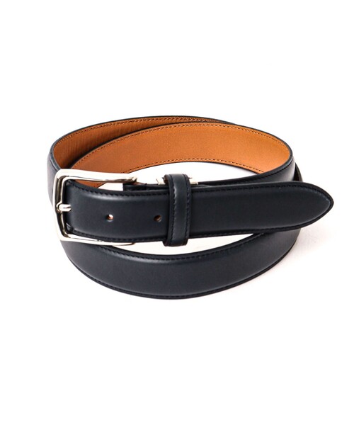 NOLLEY’S(ノーリーズ)の「アメリカンスムースドレスフリーカットベルト30(ベルト・メンズ・ブラック/ネイビー/ブラウン・FREE)」の3枚目の写真