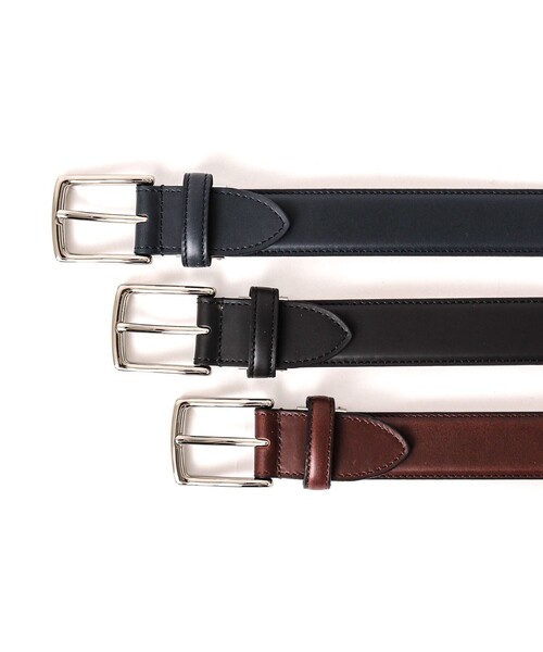 NOLLEY’S(ノーリーズ)の「アメリカンスムースドレスフリーカットベルト30(ベルト・メンズ・ブラック/ネイビー/ブラウン・FREE)」の12枚目の写真