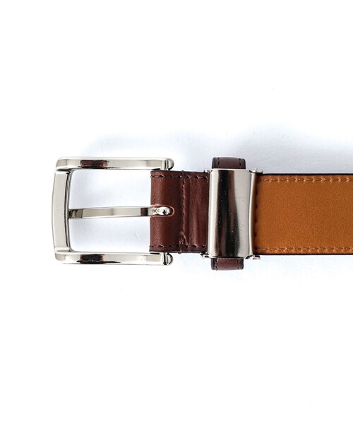 NOLLEY’S(ノーリーズ)の「アメリカンスムースドレスフリーカットベルト30(ベルト・メンズ・ブラック/ネイビー/ブラウン・FREE)」の17枚目の写真