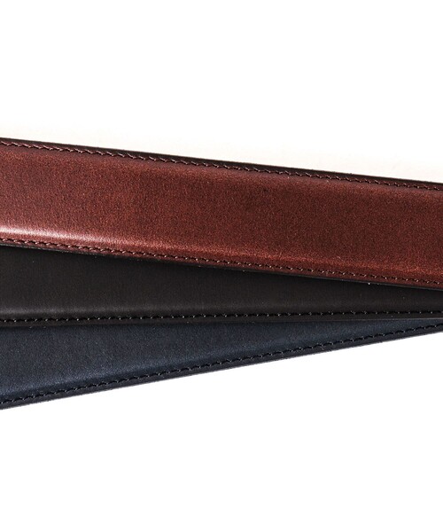 NOLLEY’S(ノーリーズ)の「アメリカンスムースドレスフリーカットベルト30(ベルト・メンズ・ブラック/ネイビー/ブラウン・FREE)」の21枚目の写真