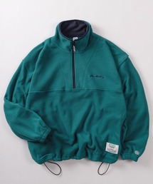 ハーフジップ」に該当するグリーン・カーキ/緑色系の