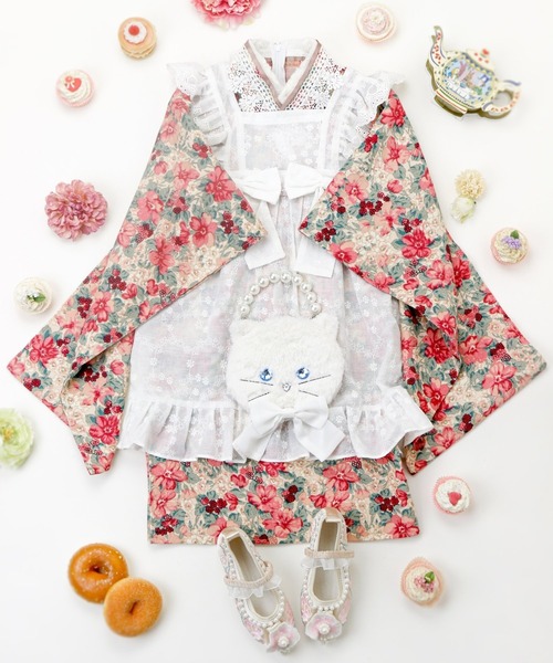 Catherine Cottage    猫×鞠　kids160 ねこちゃんバッグ（和装小物）｜Catherine Cottage（キャサリン