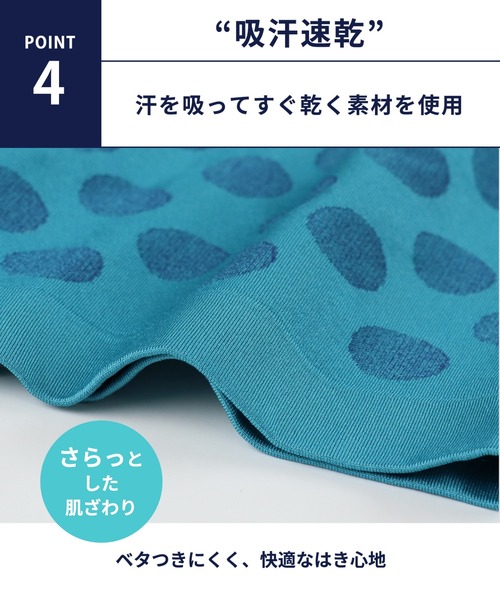 BROS by WACOALMEN（ブロスバイワコールメン）の「「EVERYDAY BOXER」　ボクサーパンツ（ボクサーパンツ・メンズ・ライトグリーン/ブルー/ライトピンク/ネイビー系・S/M/L）」の9枚目の写真