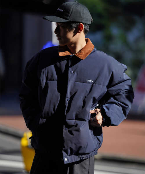 OBEY / オベイ WHISPERS JACKET ダークネイビー ジョイントワークス JOINT WORKS OBEY / オベイ WHISPERS JACKET