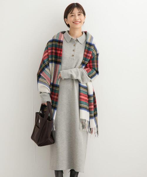 【セール】衿付きニットワンピース（ワンピース）｜URBAN RESEARCH DOORS（アーバンリサーチドアーズ）