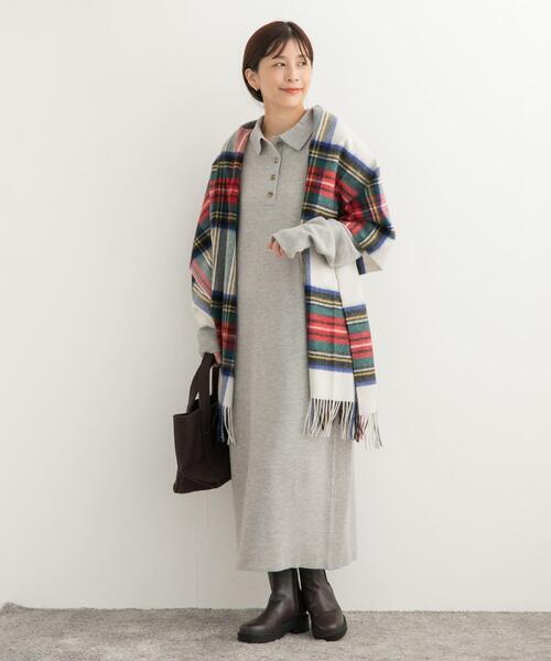 【セール】衿付きニットワンピース（ワンピース）｜URBAN RESEARCH DOORS（アーバンリサーチドアーズ）