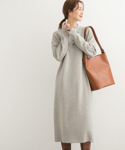 【セール】衿付きニットワンピース（ワンピース）｜URBAN RESEARCH DOORS（アーバンリサーチドアーズ）