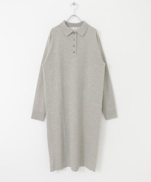 【セール】衿付きニットワンピース（ワンピース）｜URBAN RESEARCH DOORS（アーバンリサーチドアーズ）