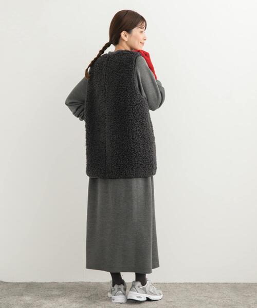 【セール】衿付きニットワンピース（ワンピース）｜URBAN RESEARCH DOORS（アーバンリサーチドアーズ）