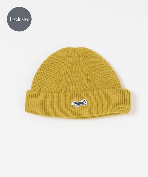 PENNEYS（ぺニーズ）の「『別注』PENNYS×DOORS　THE FOX KNITCAP（ニットキャップ/ビーニー・メンズ・イエロー/ネイビー/ブラック/ベージュ系その他・-）」の4枚目の写真