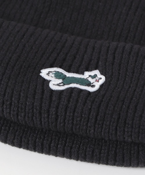 PENNEYS（ぺニーズ）の「『別注』PENNYS×DOORS　THE FOX KNITCAP（ニットキャップ/ビーニー・メンズ・イエロー/ネイビー/ブラック/ベージュ系その他・-）」の14枚目の写真