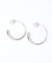 パールキャッチフープピアス / 153164