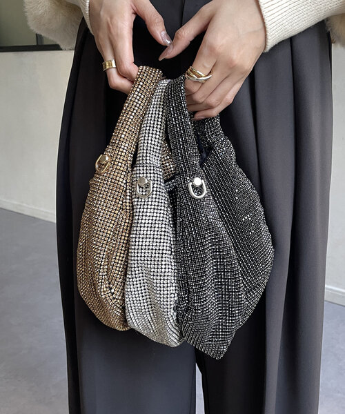 ビジュー2WAYミニバッグ（トートバッグ）｜Thevon（ゼボン） 7,590円