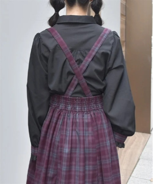 axes femme（アクシーズファム）の「リボンブローチ付き刺繍襟ブラウス（シャツ/ブラウス・レディース・ブラック/ベージュ/キナリ・FREE）」の5枚目の写真