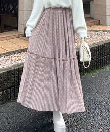 フロッキーロゴプリーツスカート