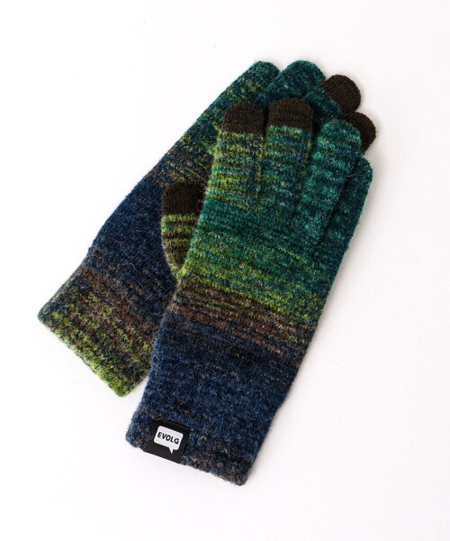 EVOLG（エヴォログ）の「【EVOLG/エヴォログ】LET2804 PLANET ニットグローブ（手袋・メンズ・ベージュ系その他/ブラック系その他/オレンジ系その他/グリーン系その他・FREE）」の3枚目の写真