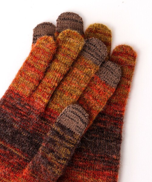 EVOLG（エヴォログ）の「【EVOLG/エヴォログ】LET2804 PLANET ニットグローブ（手袋・メンズ・ベージュ系その他/ブラック系その他/オレンジ系その他/グリーン系その他・FREE）」の8枚目の写真