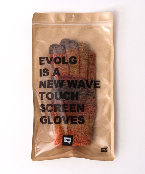 EVOLG（エヴォログ）の「【EVOLG/エヴォログ】LET2804 PLANET ニットグローブ（手袋・メンズ・ベージュ系その他/ブラック系その他/オレンジ系その他/グリーン系その他・FREE）」の10枚目の写真