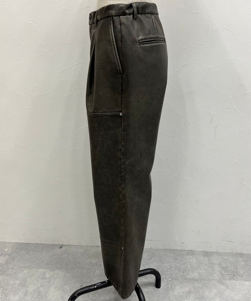 HARE(ハレ)の「【SET UP対応】レザーダブルニーパンツ(HARE)(その他パンツ・メンズ・ブラック系その他/ブラウン系その他・SMALL/MEDIUM)」の13枚目の写真