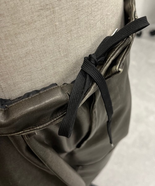 HARE(ハレ)の「【SET UP対応】レザーダブルニーパンツ(HARE)(その他パンツ・メンズ・ブラック系その他/ブラウン系その他・SMALL/MEDIUM)」の19枚目の写真