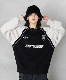 RAGEBLUE | 配色ラグラン/ゲームシャツスウェット(スウェット)