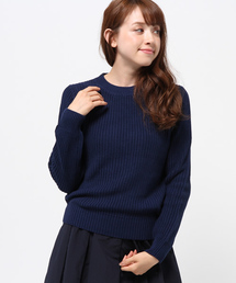 【Sheta】コットンニットプルオーバー
