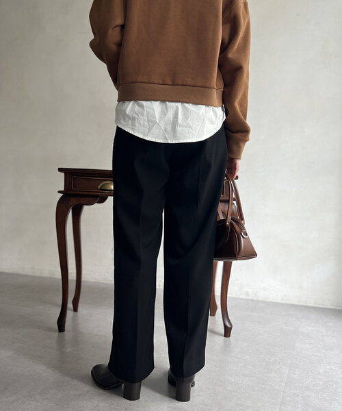 Chez toi(シェトワ)の「2タックスラックスパンツ(その他パンツ・レディース・ブラック/グレー/ベージュ・FREE)」の11枚目の写真