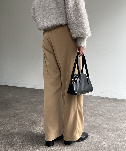 Chez toi(シェトワ)の「2タックスラックスパンツ(その他パンツ・レディース・ブラック/グレー/ベージュ・FREE)」の21枚目の写真