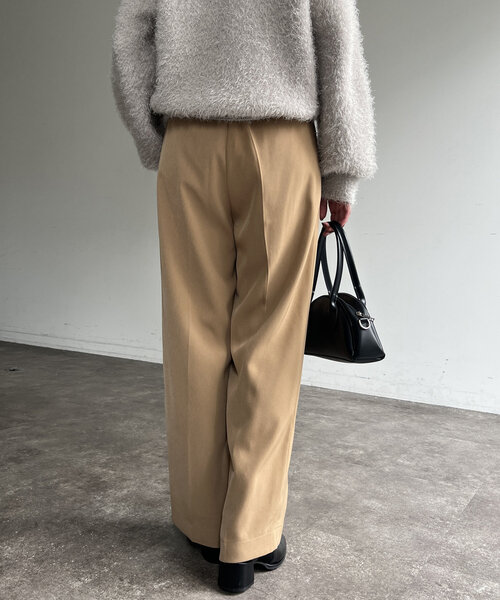 Chez toi(シェトワ)の「2タックスラックスパンツ(その他パンツ・レディース・ブラック/グレー/ベージュ・FREE)」の22枚目の写真