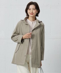 【洗える・撥水】ドライツイルストレッチ フーディ アウター