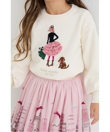 kate spade new york kids（ケイトスペードニューヨーク）の「トドラー ショッピングガールセーター（ニット/セーター・キッズ）」