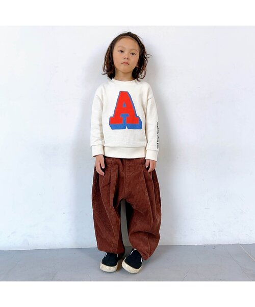 BREEZE（ブリーズ）の「バルーンタックコーデュロイパンツ（その他パンツ・キッズ・ブラウン/ピンク/チャコール/ミント・80/110/120/90/100/130/140/150）」の6枚目の写真