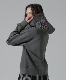 AVIREX | FADE WASH CADET PATCH H/Z HOOD/フェイドウォッシュ カデットパッチパーカー(パーカー)