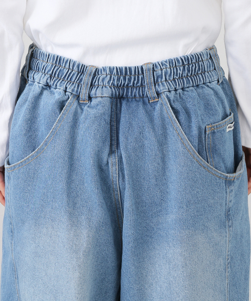 ANGLAN(アングラン)の「ANGLAN / アングラン Pit Pocket Dart Chino Balloon Pan(チノパンツ・レディース・ブルー/ベージュ・FREE)」の12枚目の写真