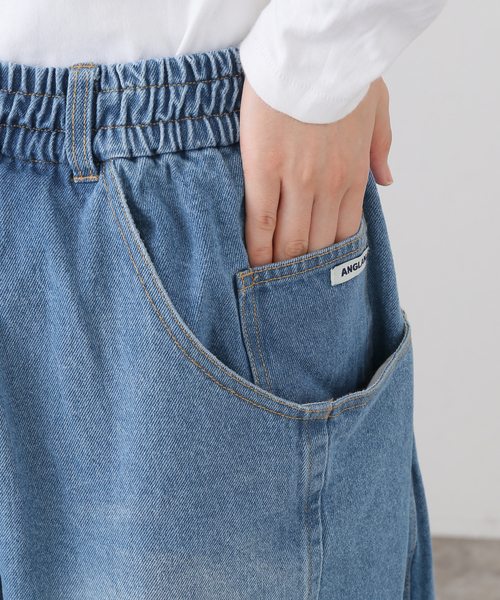 ANGLAN(アングラン)の「ANGLAN / アングラン Pit Pocket Dart Chino Balloon Pan(チノパンツ・レディース・ブルー/ベージュ・FREE)」の13枚目の写真