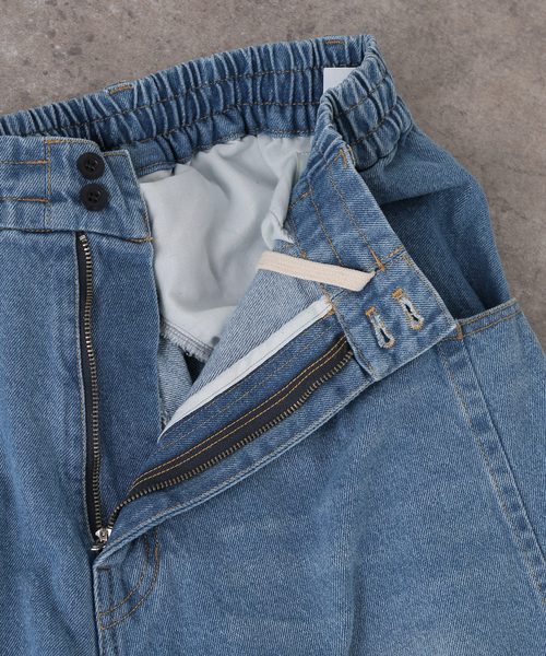 ANGLAN(アングラン)の「ANGLAN / アングラン Pit Pocket Dart Chino Balloon Pan(チノパンツ・レディース・ブルー/ベージュ・FREE)」の21枚目の写真