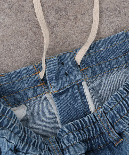 ANGLAN(アングラン)の「ANGLAN / アングラン Pit Pocket Dart Chino Balloon Pan(チノパンツ・レディース・ブルー/ベージュ・FREE)」の22枚目の写真