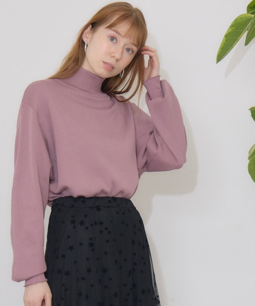 【セール】ハイネックバナナスリーブニット（ニット/セーター）｜Paradise Picnic（パラダイスピクニック） 5,345円