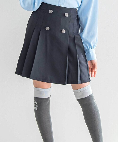 ZIDDY（ジディ）の「サイドプリーツスカパン(130~160cm)（スカート・キッズ・グレー/ブラック・FREE/150cm/140cm/130cm）」の11枚目の写真