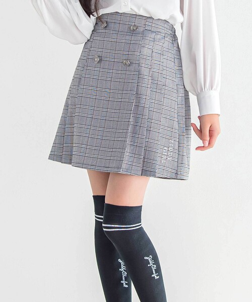 ZIDDY（ジディ）の「サイドプリーツスカパン(130~160cm)（スカート・キッズ・グレー/ブラック・FREE/150cm/140cm/130cm）」の17枚目の写真