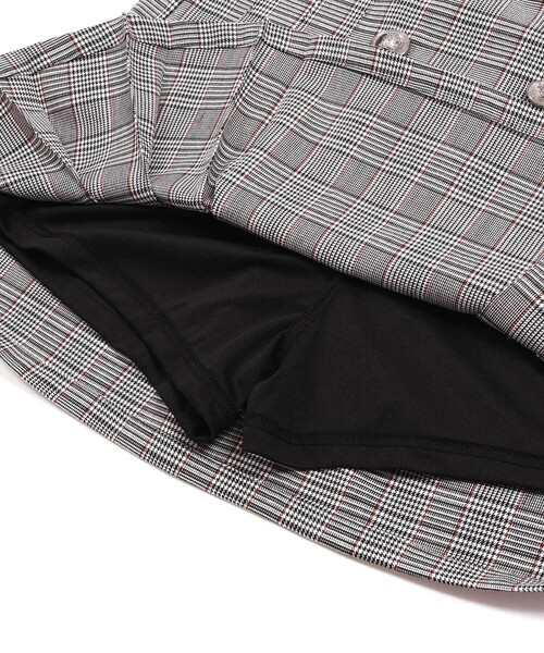 ZIDDY（ジディ）の「サイドプリーツスカパン(130~160cm)（スカート・キッズ・グレー/ブラック・FREE/150cm/140cm/130cm）」の6枚目の写真