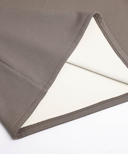 La-gemme（ラジェム）の「裏起毛スウェットロングワンピース（ワンピース・レディース・ブラック/グレー/モカ/オートミール・フリー）」の9枚目の写真