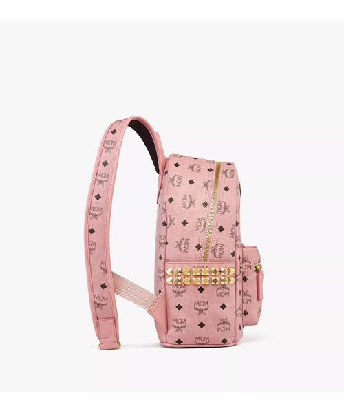 MCM(エムシーエム)の「STARK VI バックパック スモール(バックパック/リュック・レディース・ピンク/ベージュ/ホワイト・ONE SIZE)」の11枚目の写真