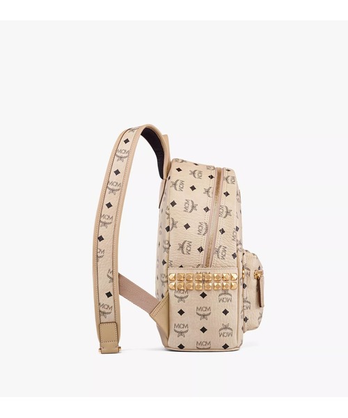 MCM(エムシーエム)の「STARK VI バックパック スモール(バックパック/リュック・レディース・ピンク/ベージュ/ホワイト・ONE SIZE)」の16枚目の写真